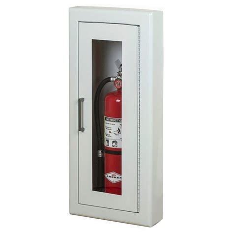 stainless steel semi recessed fire extinguisher cabinets|fully recessed fire extinguisher cabinets.